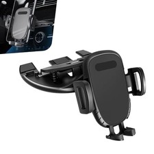 Car CD Phone Holder, 360 Degree Rotation CD Slot Phone Mount, Anti-Slip Anti