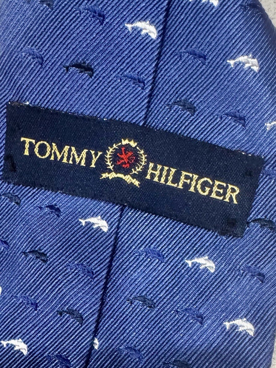 Tommy Hilfiger - Dolphin Tie,  100% Silk Made in USA