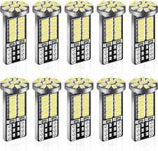 10 Pieces 194 Led Bulb Super Bright 6500k T10 168 2825 W5w 34-smd 3014 Chipsets 10 Pieces 194 Led Bulb Super Bright 6500k T10 168 2825 W5w 34-smd 3014 Chipsets