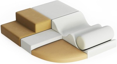 6 Stück Kinder Kleinkind Kletterspielzeug Weicher Schaumstoff Block Crawl Slid