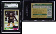 1980-81 Topps Ray Bourque #140 SGC 84 Rookie RC HOF