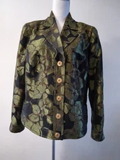 Renfrew Collection Size 16 Multicolor floral Jacket Pockets A112