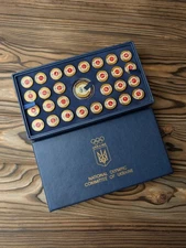 RARE Olympic 2020 Tokyo Ukraine NOC VIP Set 28 pin badge
