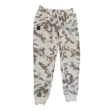 Under Armour Camo ColdGear Jogger Pants Youth Boys Girls Large Loose Fit White
