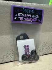 Dude Guy FB Formula Two Fingerboard Wheels Black 70D ( Beast Pants, Blackriver )