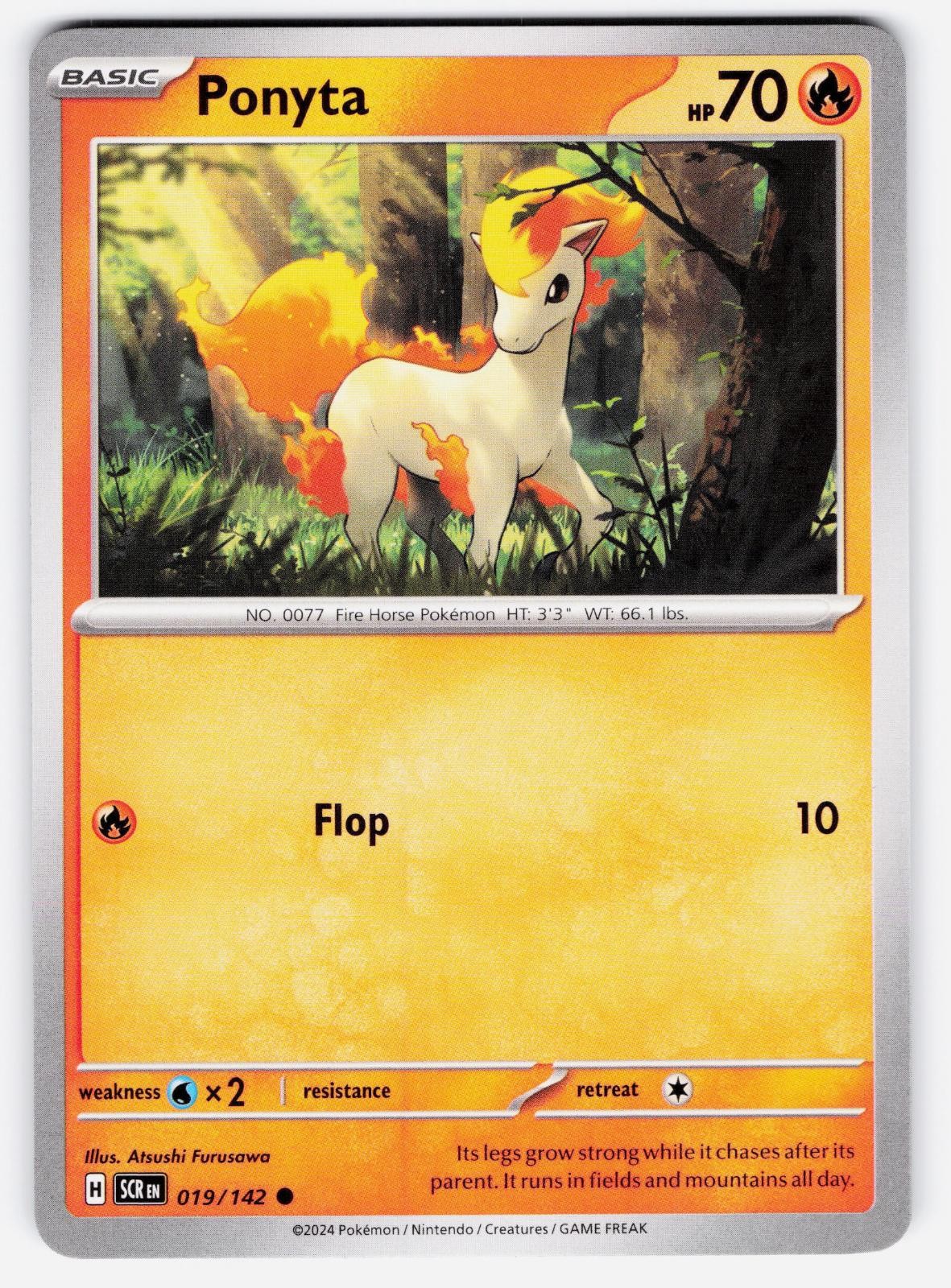 PONYTA 19 C STELLAR CROWN POKEMON LP