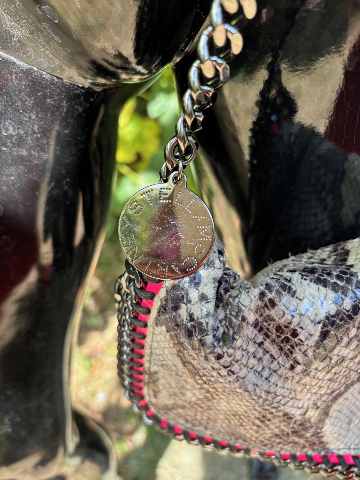 Falabella STELLA McCARTNEY Python Pattern 1 Chain… - image 3