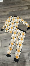 Kids Unisex Little Sleepies Boo Crew Halloween Pajamas 3T Bamboo Two Piece