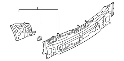 Genuine Audi Rear Body Panel 8V5-813-331-TC
