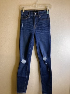 Kendall and Kylie The Kontour High Rise Distressed Jeans Size 1/25 #40