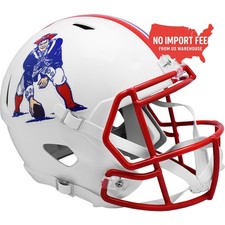 New England Patriots 1990-92 Throwback Speed Full Size Replica Football Helmet
