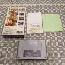 Super Wrestle Angels Nintendo Super Famicom SFC NTSC-J CIB Japan Import Complete