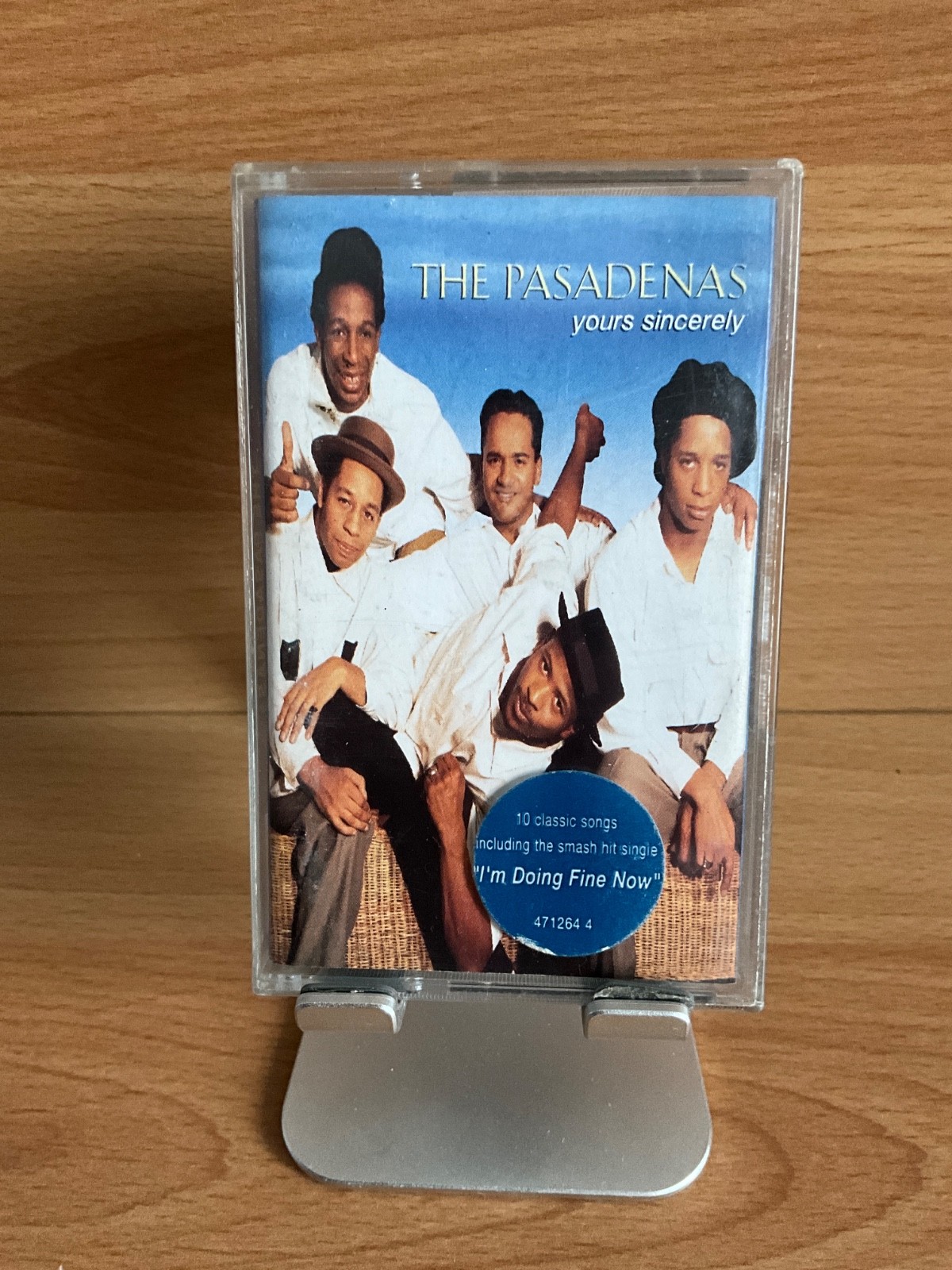 THE PASADENAS YOURS SINCERELY Cassette Tape Album Paper Labels