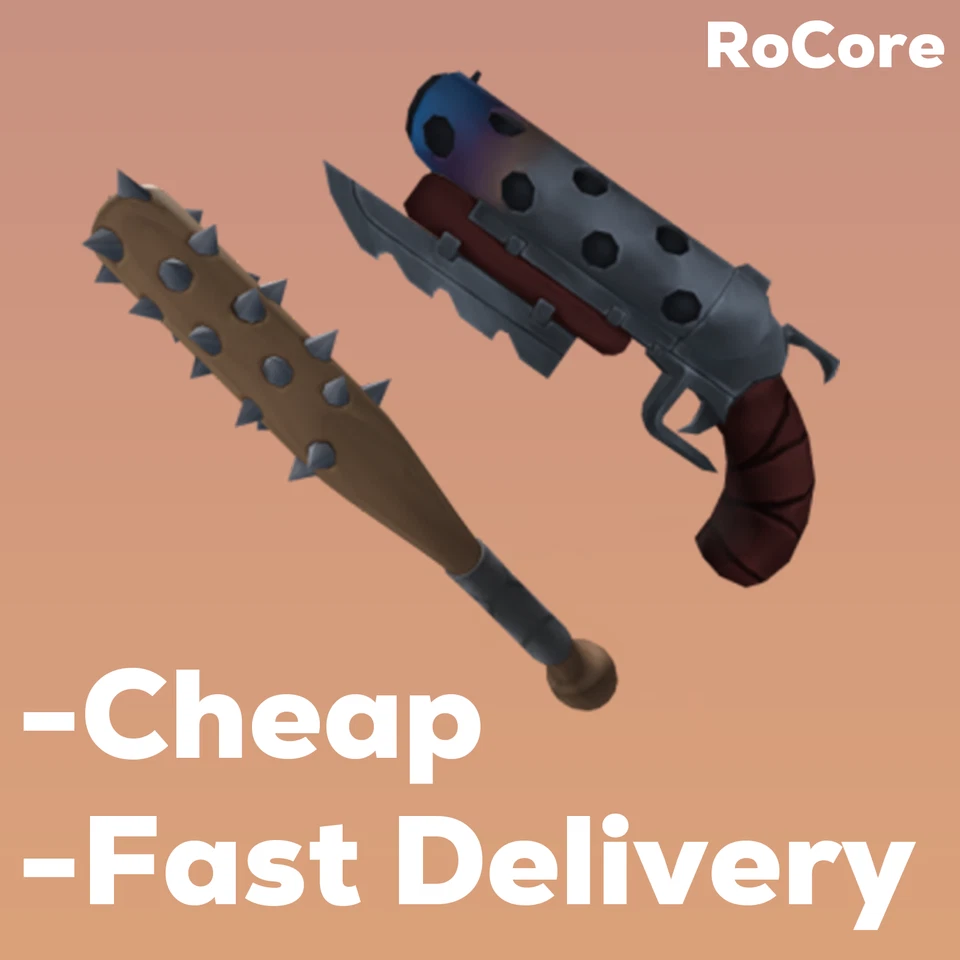 ROBLOX Murder Mystery 2 (MM2) Bat Set - Bat & Makeshift