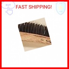 Forney 70504 Wire Scratch Brush, Carbon Steel with Curved Wood Handle, 13-3/4-In
