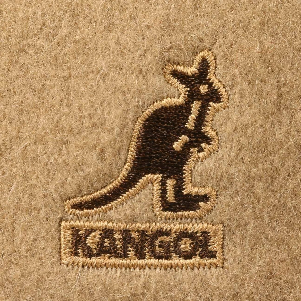KANGOL ® ORIGINAL 504 CAP FLATCAP SCHIEBERMÜTZE GORRA DE LANA CAMEL NUEVO - Imagen 4 de 4