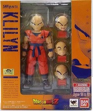 Bandai S.H.Figuarts Krillin Dragon Ball Z Action Figure 140mm Open Box