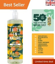 Purifying 1L Citrus Shampoo with Grapefruit & Orange - No Parabens or Sulfates