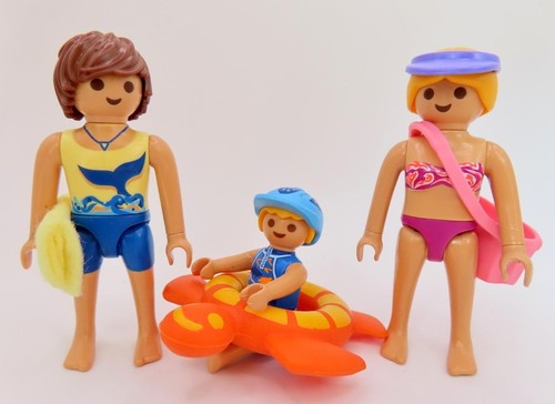 Playmobil Beach Family Fun Summer Figures with Child and Float