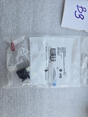 Set Of 5x NEW  MX Punchdown UTP Cat5e Flat T568A/B Black MX5-F01 