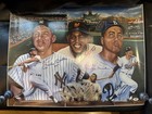 Mickey Mantle, Willie Mays , Duke Snider .Signed  18X24 PSA  (5) Auto Baseballs — photo 3