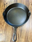 Griswold Erie PA # 8 704 L Small Bock Logo Cast Iron Skillet Restored