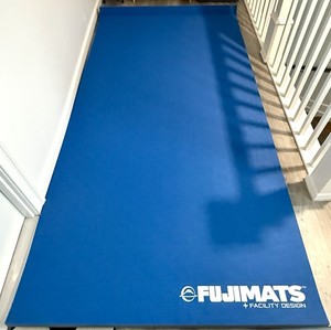 Fuji Home Rollout Mat Smooth Series 5’ x 10’ - Blue.