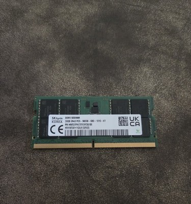 SKHynix 32GB DDR5 5600MHz SODIMM Laptop RAM PC5-5600B 2Rx8