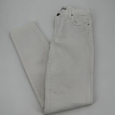 J Brand White Skinny Jeans Women Size 26 MPO-917 Cotton Blend