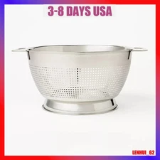 5qt Stainless Steel Colander - Figmint™ Silver