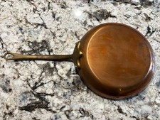 Mauviel M'150b Frying Pan With Brass Handle, 10.2-In