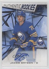 2021 Upper Deck SP Game Used Authentic Rookies Blue Jacob Bryson #177 Auto 11cb