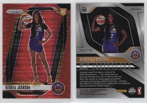 2024 Panini Prizm WNBA Red Pulsar Prizm /299 Rickea Jackson #144 Rookie RC