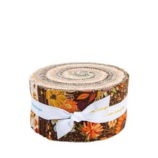 Jelly Roll The Awe of Autumn Riley Blake Designs Fall Fabric Roll-Up M525.52