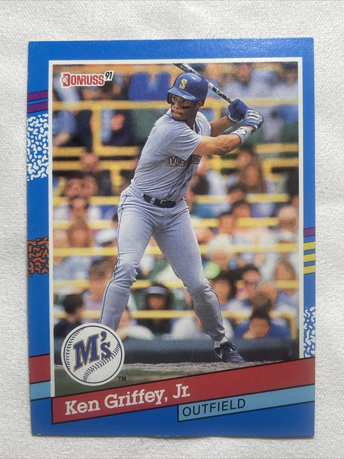 RARE 1991 Donruss Ken Griffey Jr. #77 No Dot After Inc Error Baseball Card
