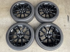 2024-2026 Ford Mustang Gt Factory 19 Gloss Black Wheelrim Tire Set Of 4 Oem Pr