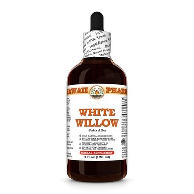 White Willow (Salix Alba) Tincture, Dried Bark Liquid Extract