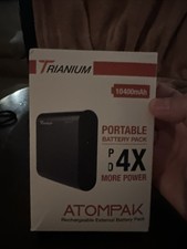 Trianium 10400mAh Portable Battery Pack - Rechargeable External Battery Pack