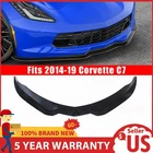 For 14-19 Corvette C7 Z06 STG 2 Front Bumper Lip Chin Spoiler Splitter Gloss