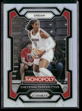 Cheyenne Parker-Tyus 2024 Panini Prizm Monopoly WNBA #21 Silver Prizms