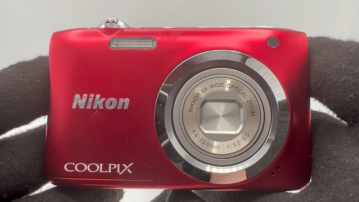 Nikon COOLPIX A100 Red Digital Camera From Japan Tested -1 Day