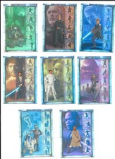 STAR WARS ATTACK OF THE CLONES PRISMATIC FOIL 8 CARD SET TOPPS 2002 ANAKIN