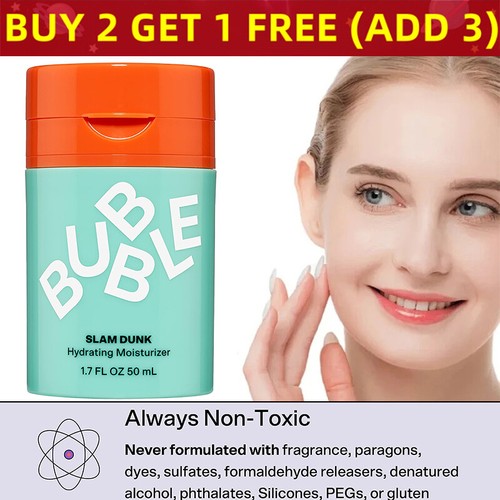 BUBBLE SKINCARE Hydrating Moisturizer CRÉME Anti Aging Face Cream Oil