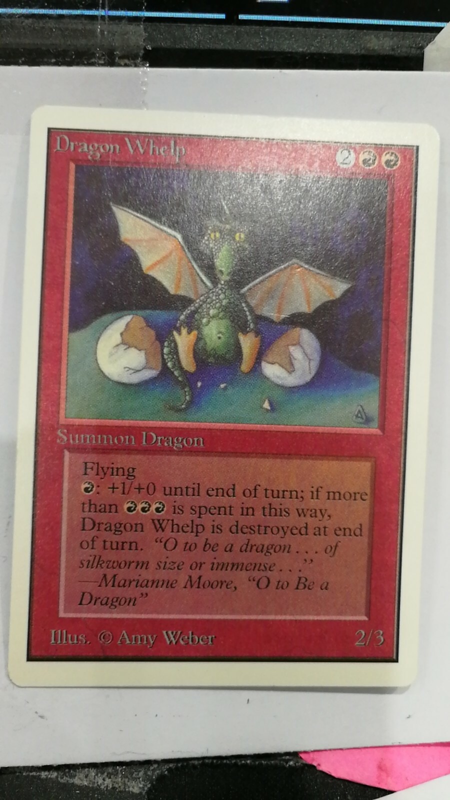 MTG Magic the Gathering Unlimited DRAGON WHELP