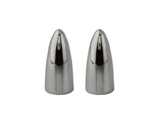 Bike Bullet Valve Caps Chrome Schrader Valve. Bike parts,Bicycle parts.