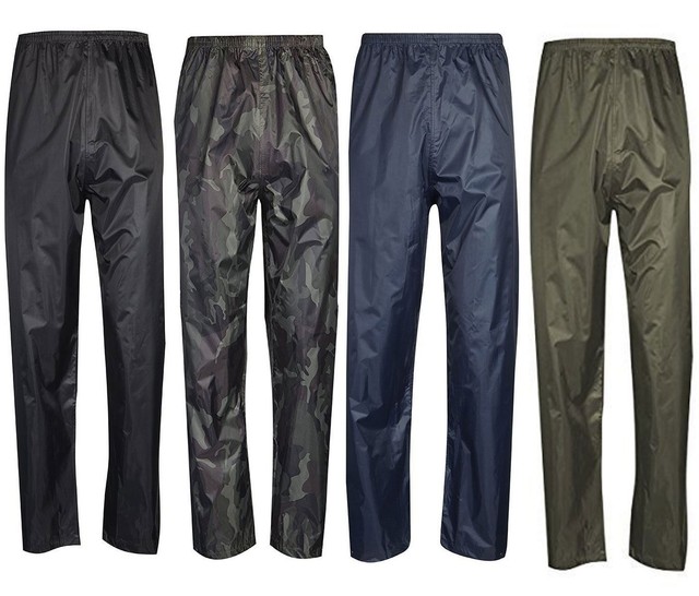 Men's Trousers WWK Mens Wax Leggings Trousers Olive Green Waterproof Garment Work Pants Clothes 