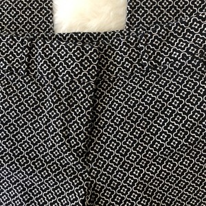 Ann-Taylor-LOFT-The-Riviera-Pant-Marisa-Fit-Cropped-Black-White-Geometric-EUC-10