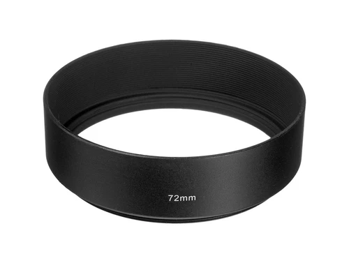 Ø72mm Screw-In Standard Metal Lens Hood 20mm Deep to fit 72mm Thread - UK STOCK
