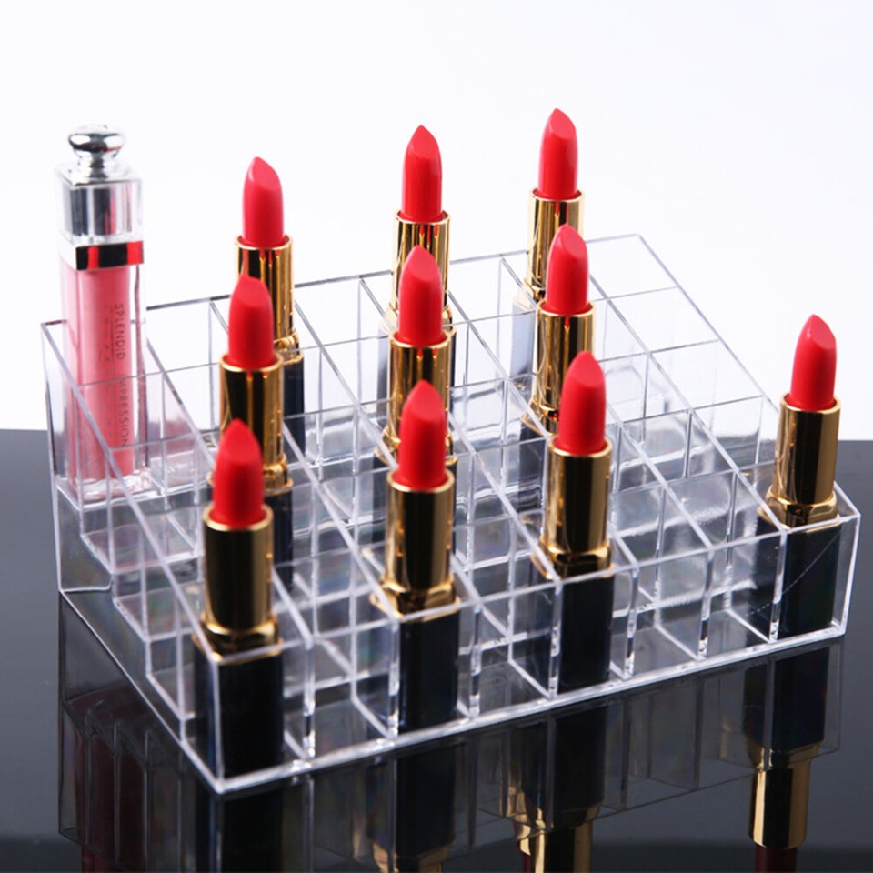 Makeup Organizer Lipstick Lip Gloss Organizer Acrylic Lipstick