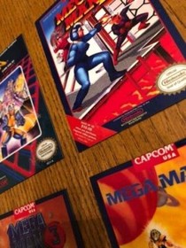 Mega Man fridge magnets NES games